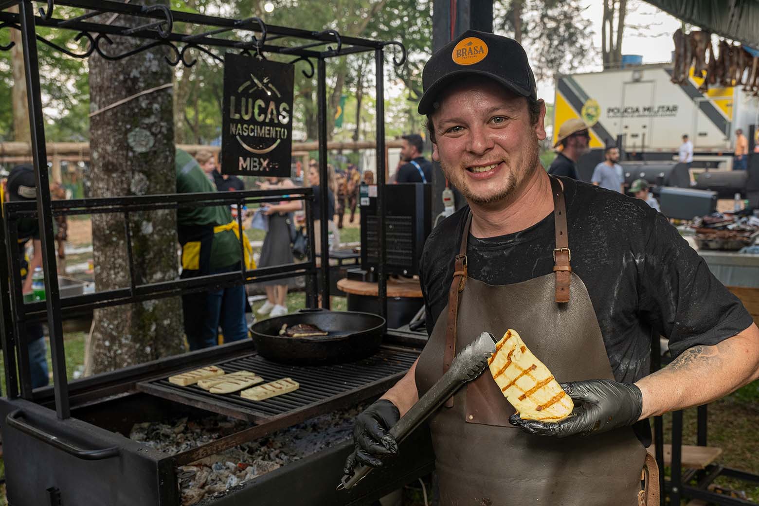 Imagem do Lucas Nascimento em um evento