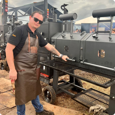 Imagem do Lucas Nascimento Parrillero em um evento de parrilla